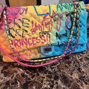 Colorful Graffiti Shoulder Bag